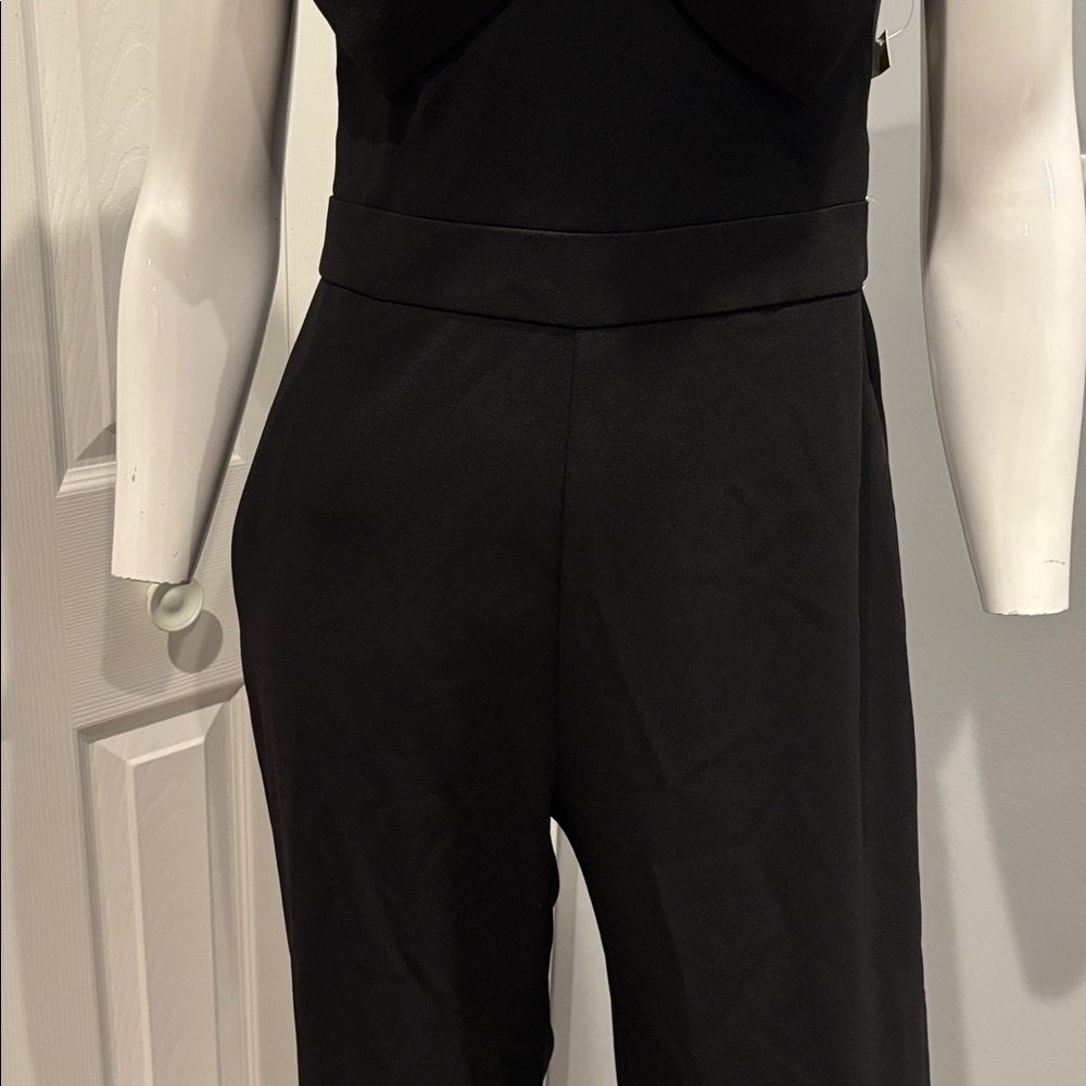 NWOT Eliza J rhinestone strap and bow detail jumpsuit - Picture 8 of 14